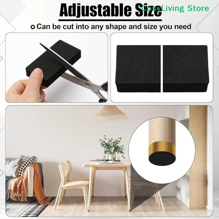 [CL] 10 pièces de protection murale adhésive double face en mousse EVA pour la protection contre les chocs des canapés, bancs et murs, coussinets anti-vibrations [CL]