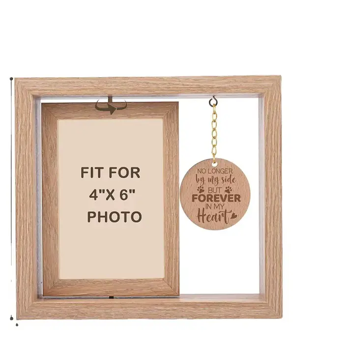 Cadre Photo en bois carte postale