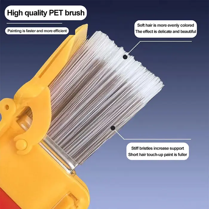 Pinceau à peinture de séparation de couleur de bordure