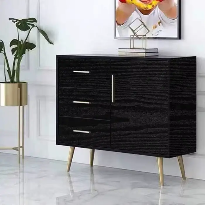 Papier peint auto-adhésif en Grain de bois noir
