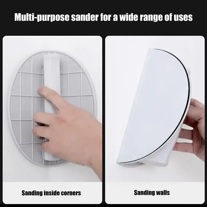 Ponceuse à main porte-papier de verre auto-adhésif pour lisser les murs ponçage meulage outil de polissage pour meubles en bois métal