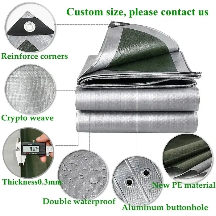 Bâche PE imperméable de 0.32m