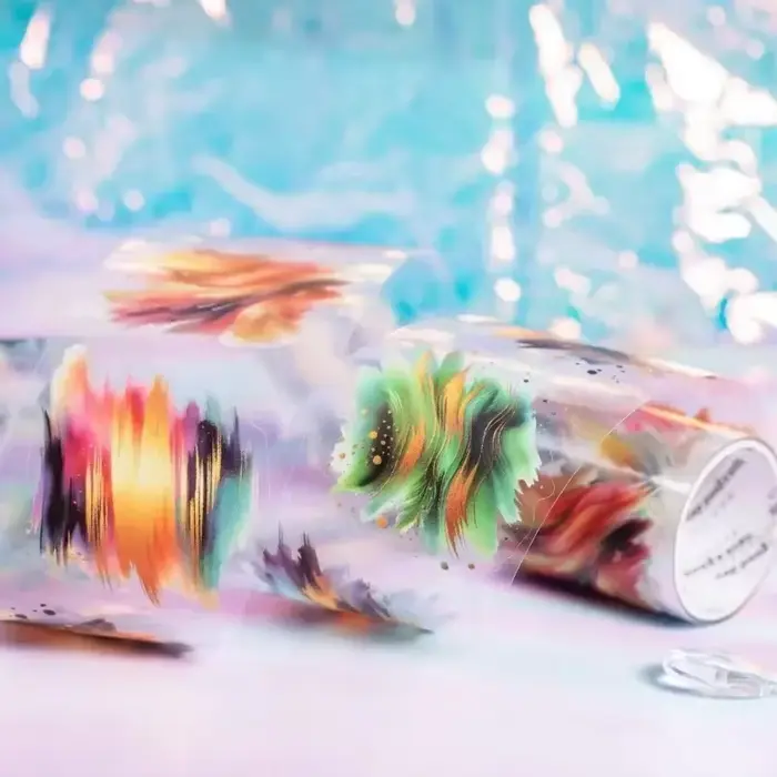 Rouleau de ruban adhésif en l'horloge coloré pour scrapbooking