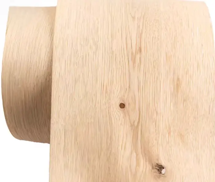 Plaques de placage en bois de chêne naturel noueux