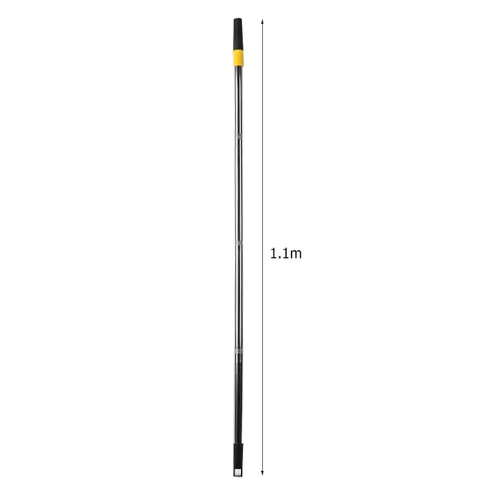 Rouleau à Peinture avec Rallonge, 4 Sections, Poignées en Acier Inoxydable, Bâton de Poignée de Pein