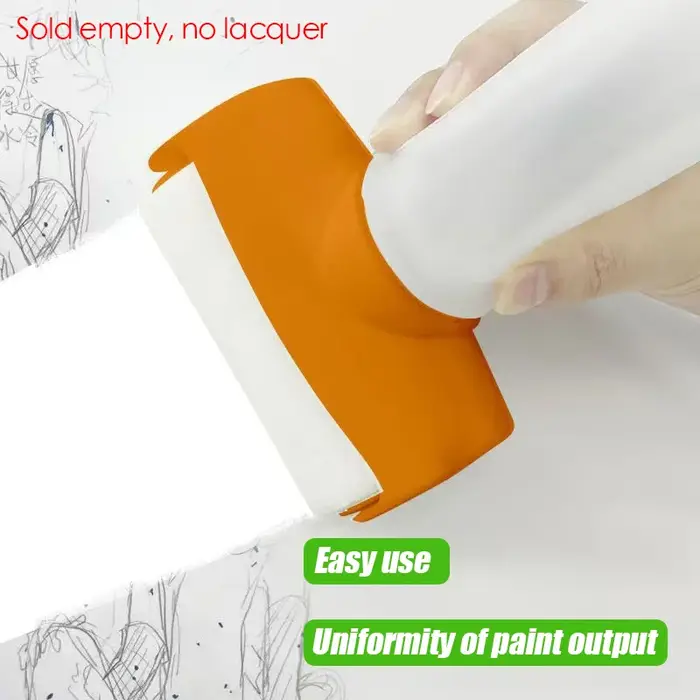 Mini bouteille à roulettes de 100/300/500ml, pour petits travaux de réparation, matériau PP, outil d'amélioration de l'habitat Portable anti-fuite, conteneur uniquement,