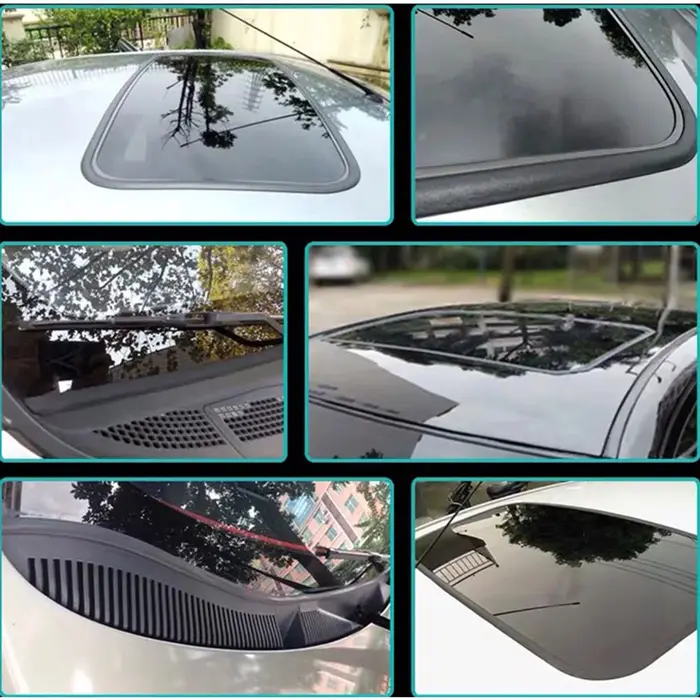 1/2/3M EPDM mousse de caoutchouc insonorisée joint toit ouvrant triangulaire fenêtre voiture