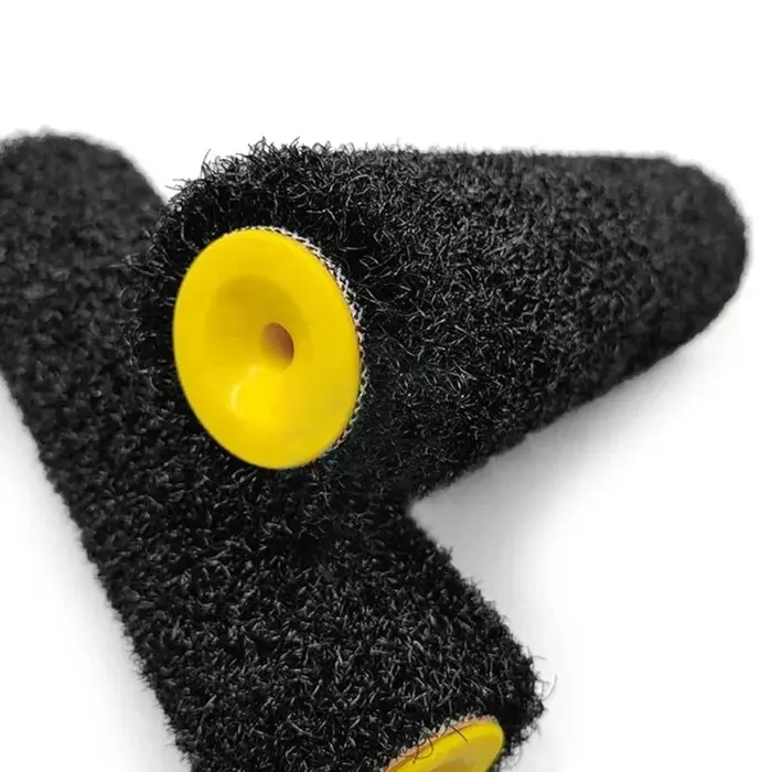 Brosse à rouleau en Fiber de 9 pouces pour Application de mastic, Texture artistique murale, outil de bricolage de décoration pour la maison