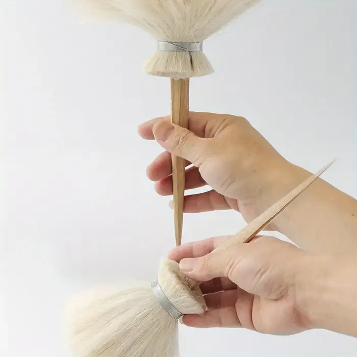 1 pinceau en bambou pour poterie céramique