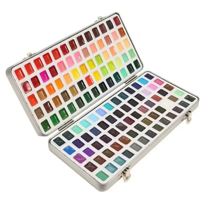 Couleurs granulantes d'aquarelle pour artistes