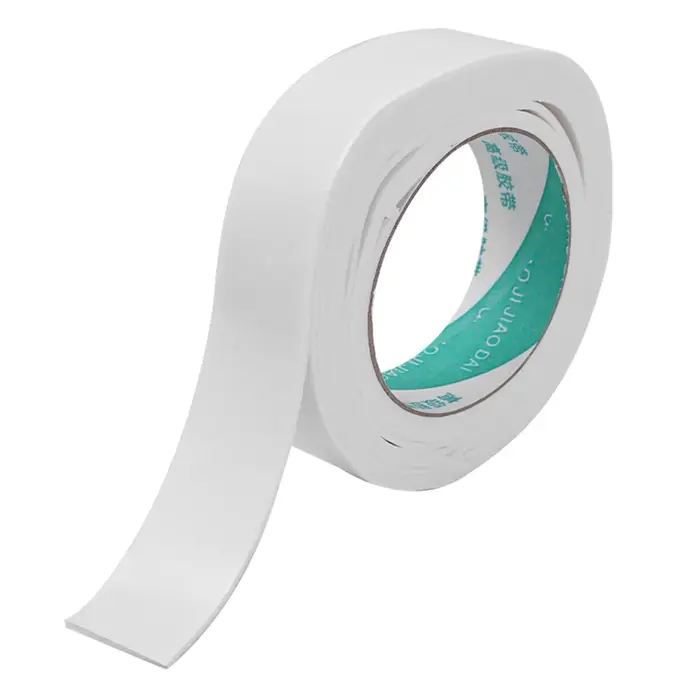 Ruban éponge Double face, bandes adhésives en mousse blanche, tampon de fixation de montage, fournitures artisanales de bricolage pour le bureau et la maison, bandes Double face solides
