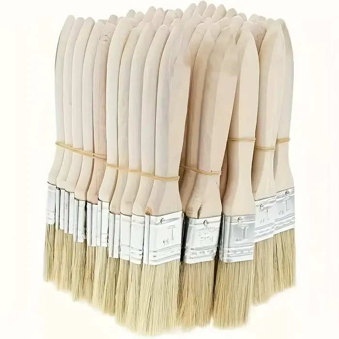 Pinceaux à manche (lot de 4) adaptés à l'art