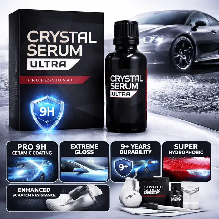 Sérum Crystal CSU Ultra CSL 10h Protection de peinture Garantie 9 ans Finition brillante Prolongeant la durée de vie
