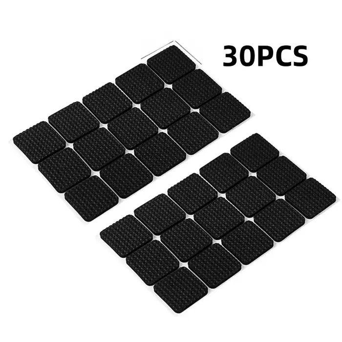 Protections de sol autocollantes pour pieds de chaise, coussinets en caoutchouc épais antidérapants
