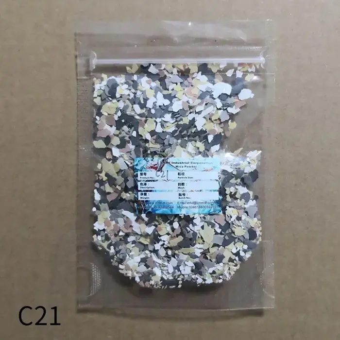Papiers décoratifs en copeaux de pierre