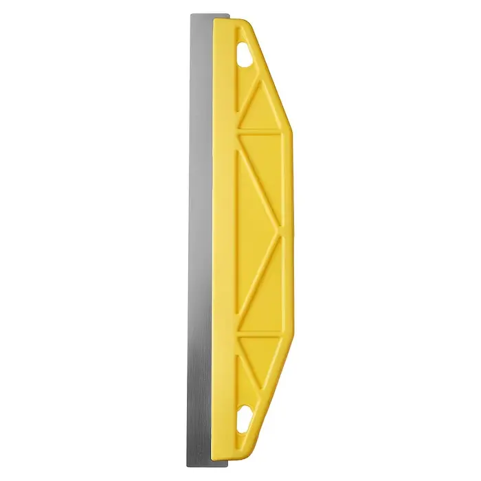 Bouclier de peinture jaune professionnel de 12 pouces : poignée ergonomique pour une coupe et un bor