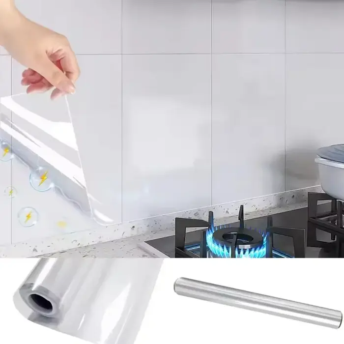 1 rouleau de papier peint transparent protecteur pour mur
