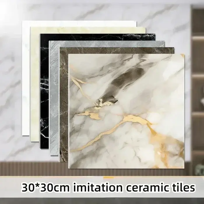 Autocollants muraux en Imitation marbre PVC