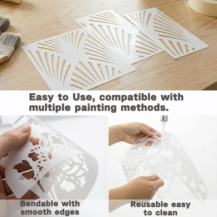 Pochoir mural pour peinture 30cm-70cm