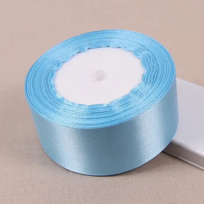Rubans en Satin Bleu Ciel de 6mm