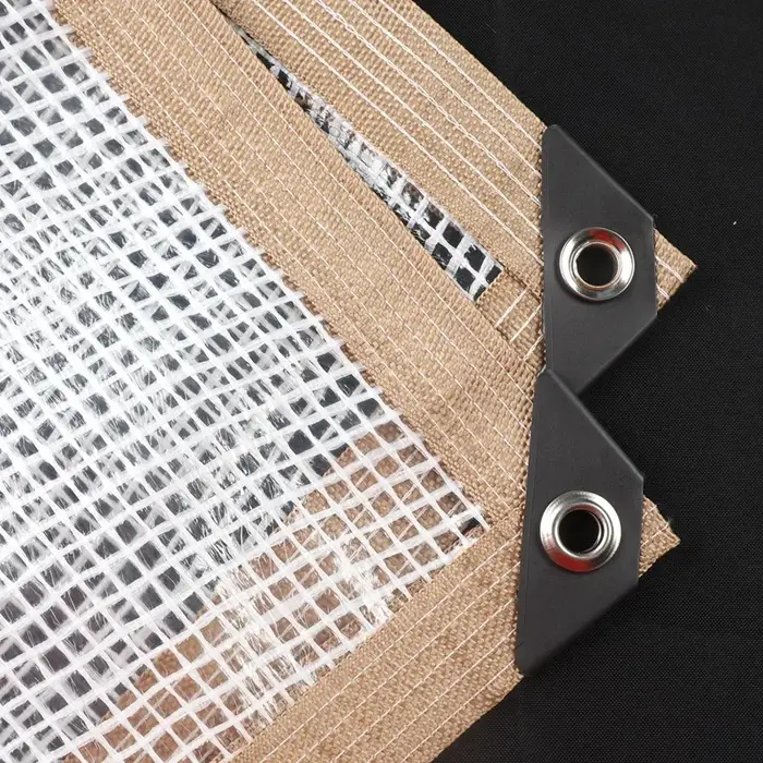 Bâche en maille transparente de 0.3mm d'épaisseur