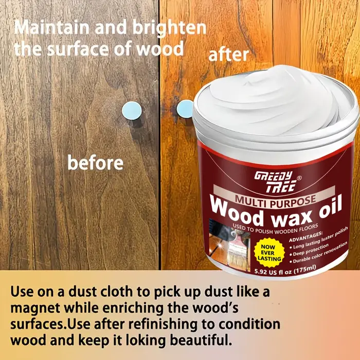 Huile de cire pour bois multi-usages