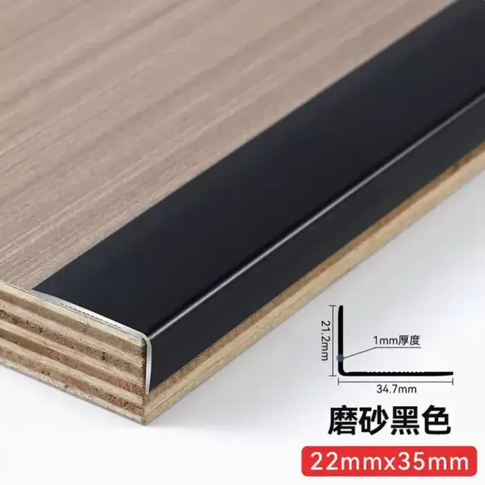 Bandes de protection d'angle de type L en alliage d'aluminium