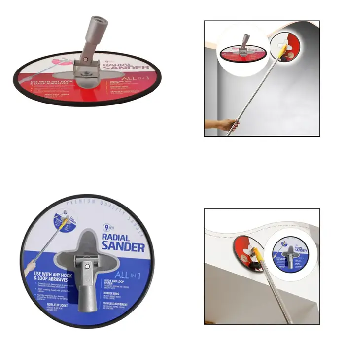 Ponceuse pour cloisons sèches à rotation 360°