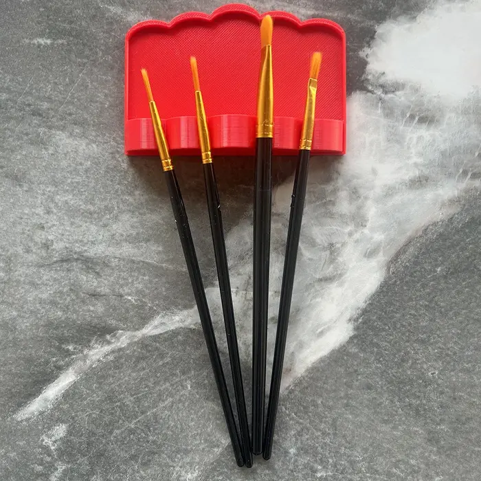 Porte-pinceaux à 4 compartiments
