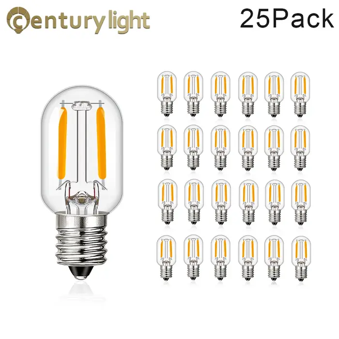 Veilleuses Led T20, ampoule à Filament tubulaire 1W