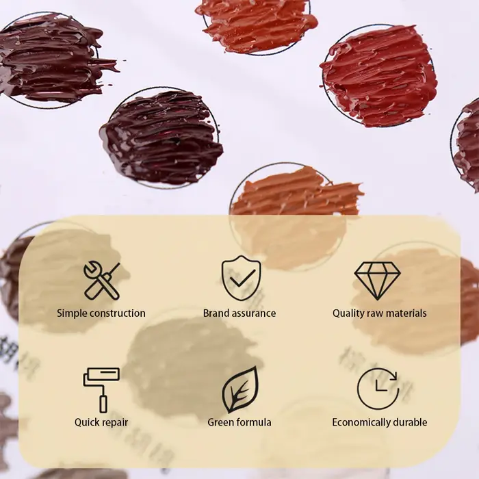 Pâte de réparation de peinture en bois