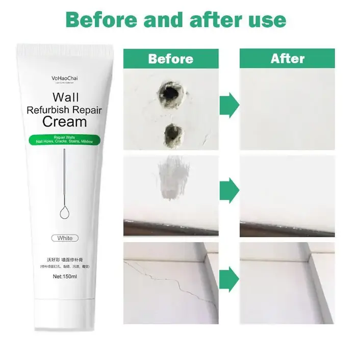 Mastic de réparation murale pour fissures