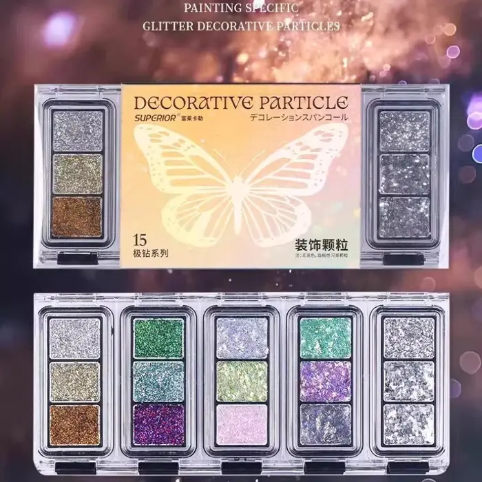Peinture décorative à 15 couleurs