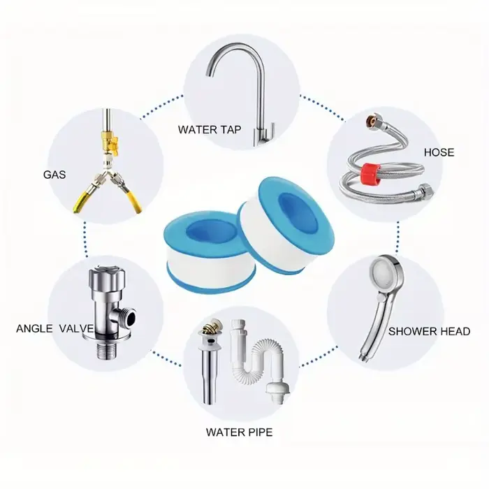 Ruban adhésif pour tuyau d'eau en PTFE de 4M