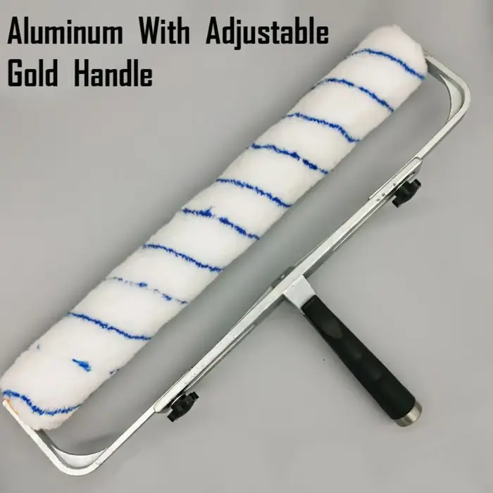 Rouleau à peinture réglable en alliage d'aluminium durable