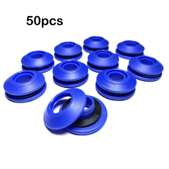 Ensemble d'œillets ronds en plastique, 10/50 pièces, bâche, couverture solaire pour piscine, pour ré