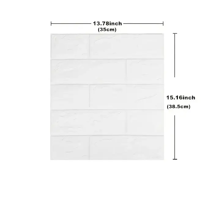 Papier peint imitation brique rétro 3D DIY 38