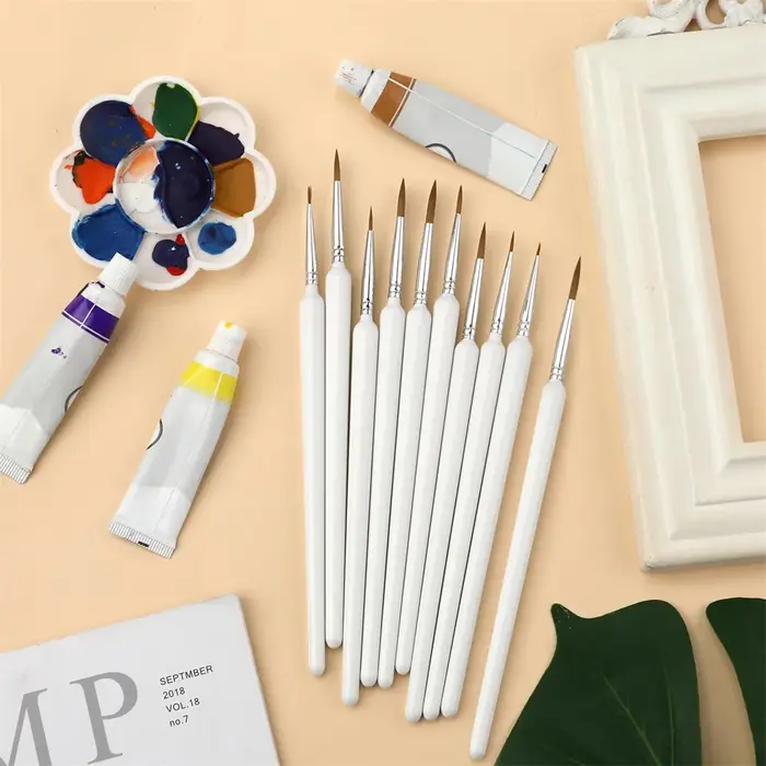 Pinceaux à peinture micro-détaillés fins