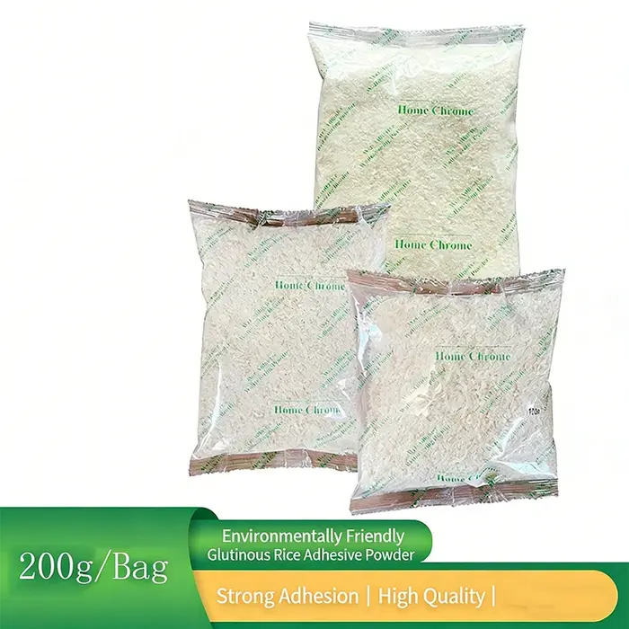 Colle pour papier peint, poudre de colle solide à base de riz glutineux, adaptée pour le papier pein