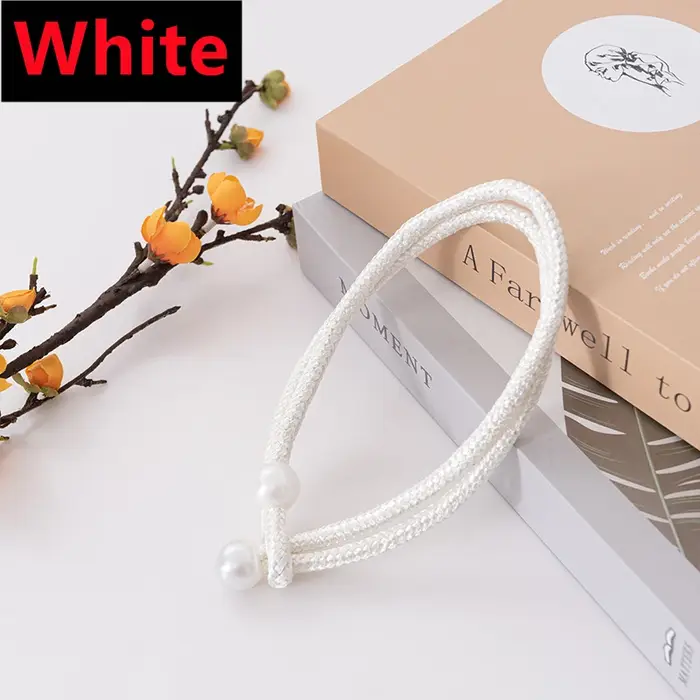 Nouveau 2/1 pièces petite perle rideau pince porte-rideau cravate boucle Clips suspendus boule
