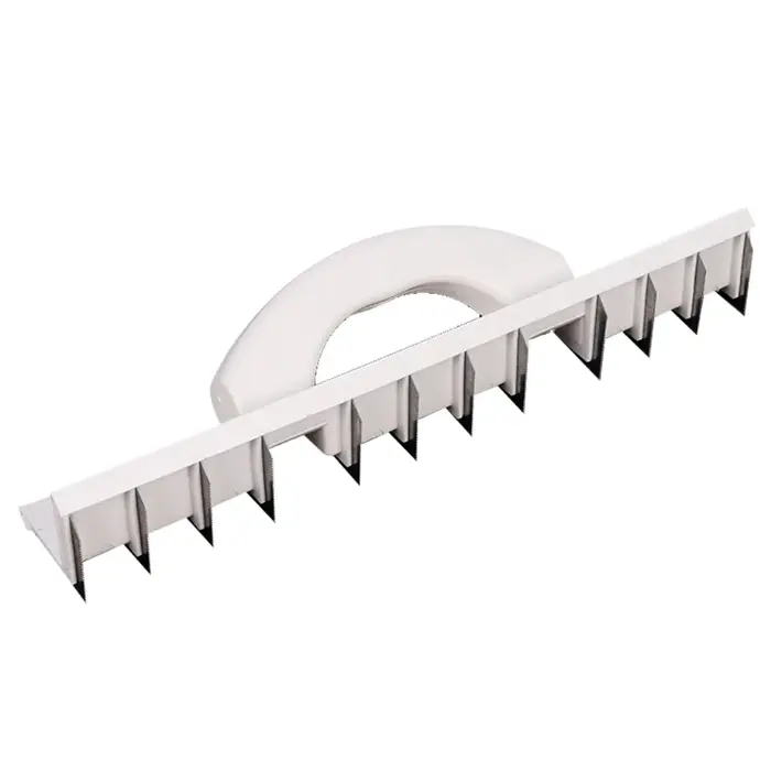 Grattoir à mastic en acier inoxydable pour coin extérieur, dent en dents de scie, truelle, maçon de