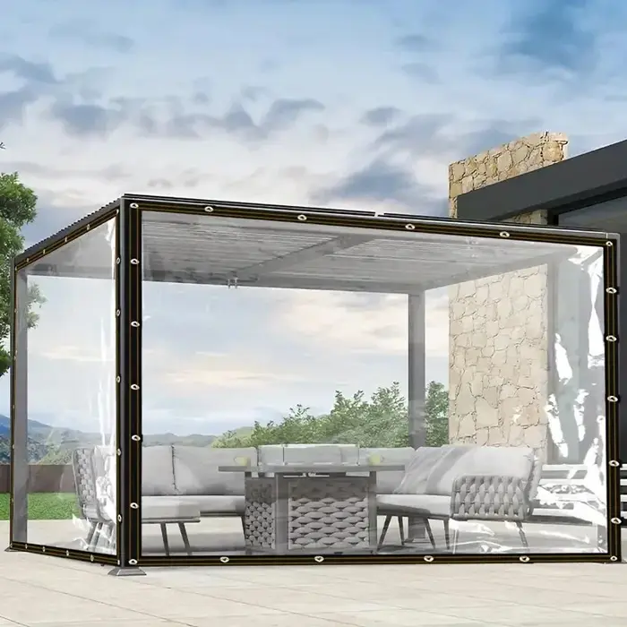 Bâche transparente en Film PE pour balcon