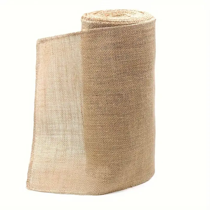 Rouleau de tissu en toile de jute de 15 cm × 2 m