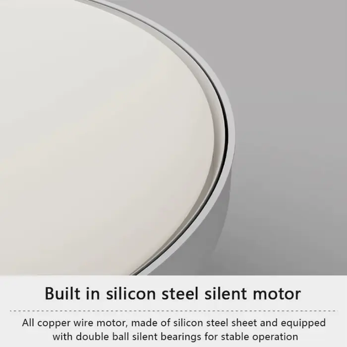Lampe de ventilateur de plafond LED avec conception moderne sans lame, vent silencieux et fort, télé