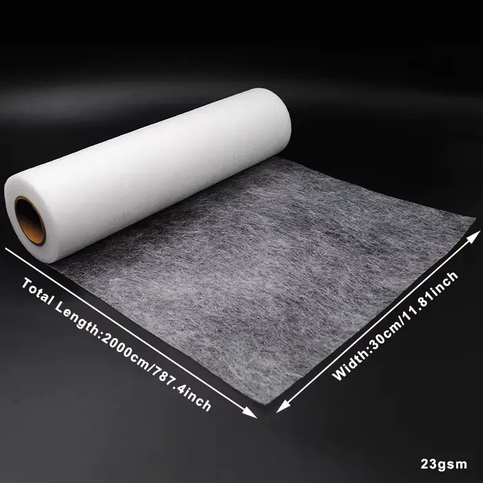 Rouleau de 30cm x 20m blanc Double face Non tissé