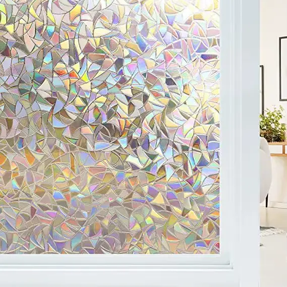 Film de fenêtre en verre Opaque imperméable, pour salle de bains, balcon, portes et fenêtres de cham