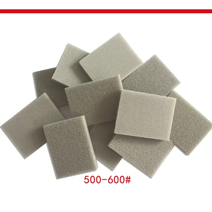Éponge de ponçage papier de verre 30*40mm 20 pièces assorties 300-1500 grains bloc de sable