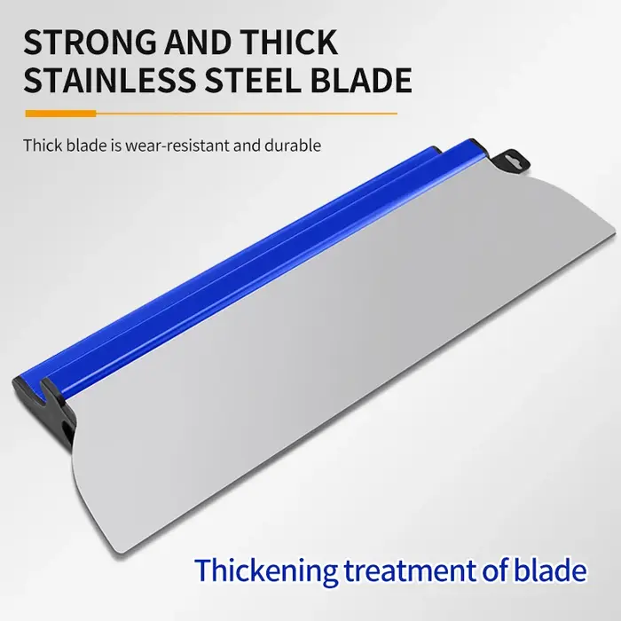 Spatule de finition pour plaques de plâtre 40/60/80 cm – Outil flexible pour le lissage des murs