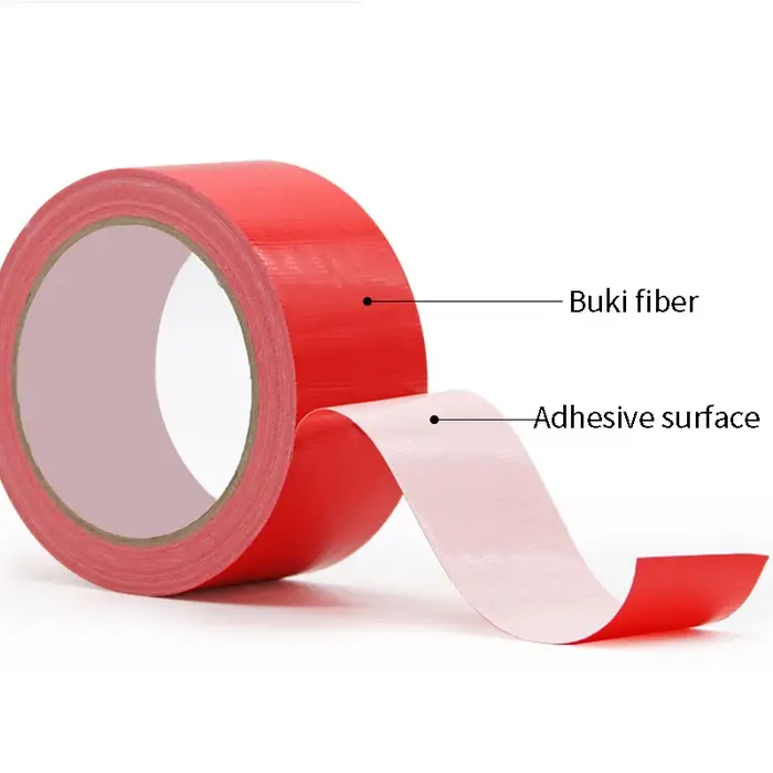 Ruban adhésif rouge robuste pour canalisations