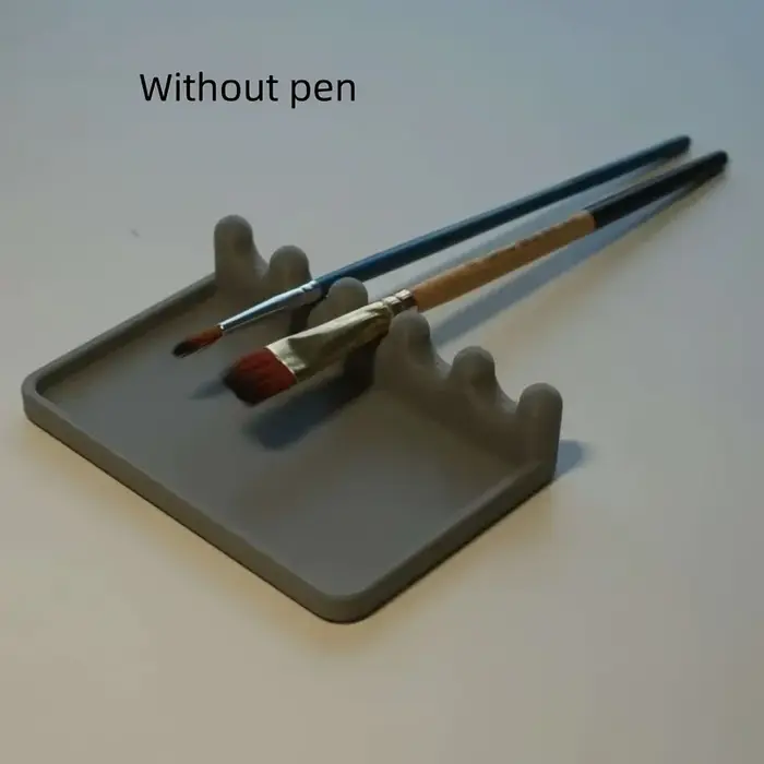 Organisateur de pinceaux portable avec plateau anti-goutte